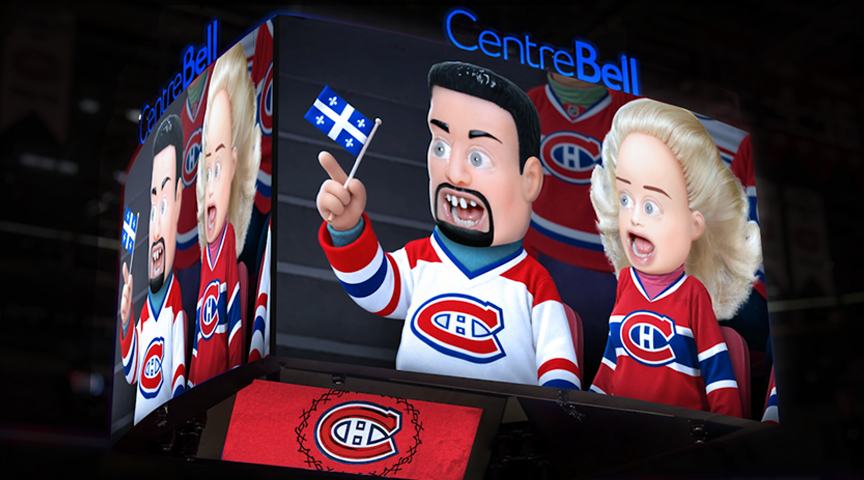 En direct du jumbotron